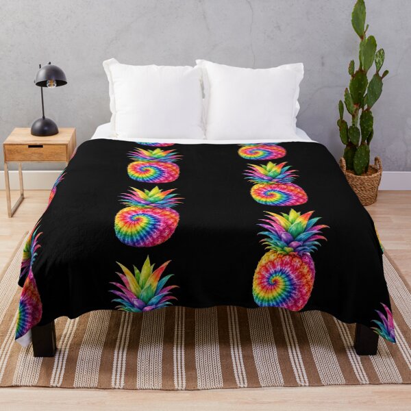 Item preview, Rainbow Tie-Dye Pineapple Art designed and sold by jgvisualarts.