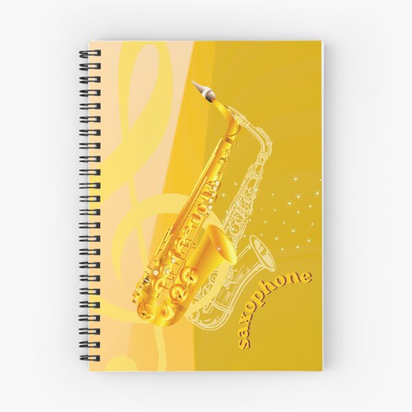 Item preview, A Saxophone In Hues Of Yellow & Gold designed and sold by BrightrDayMusicArt.
