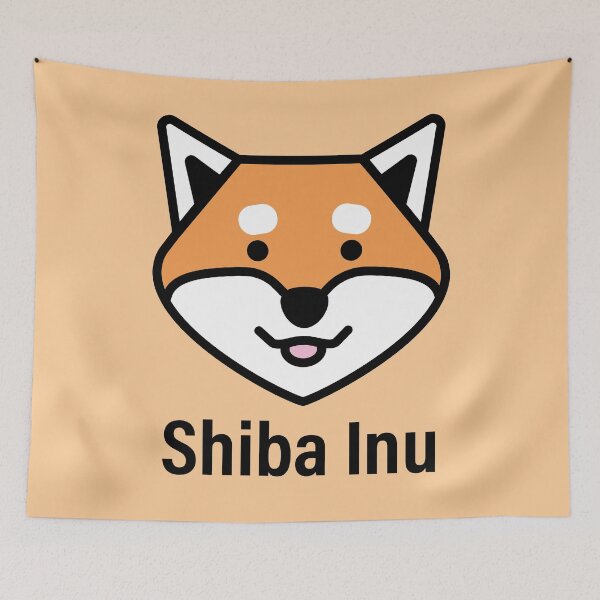 Item preview, Shiba inu face color logo designed and sold by Konopikyu.
