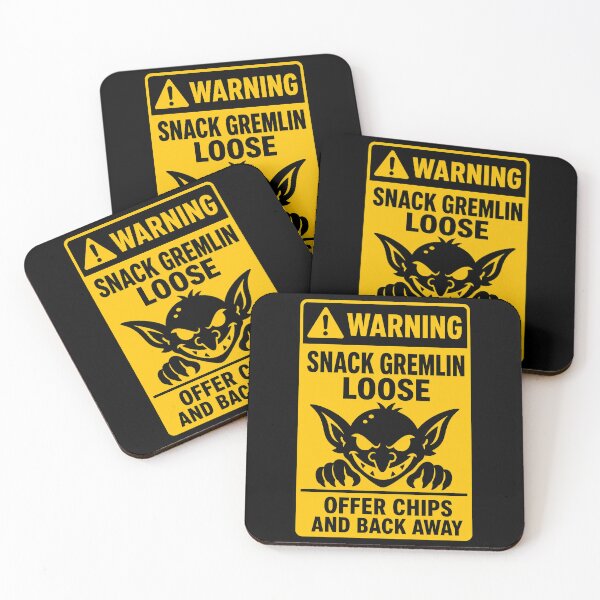 Item preview, ⚠️ WARNING Snack Gremlin Loose – Offer Chips and Back Away designed and sold by Zamoar.