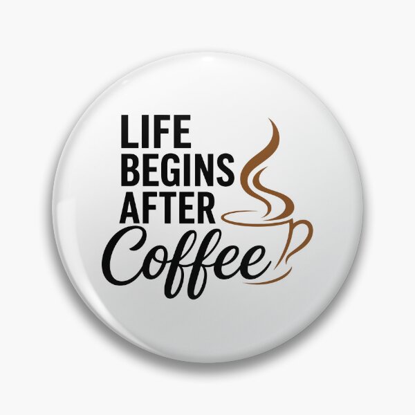 Item preview, Life Begins After Coffee Minimalist Typography T-Shirt designed and sold by FlatInkStudio.