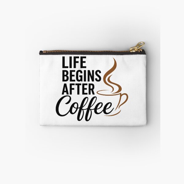 Item preview, Life Begins After Coffee Minimalist Typography T-Shirt designed and sold by FlatInkStudio.