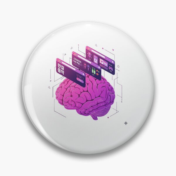 Item preview, Korean brain browser tabs language learner polyglot kpop tech gift designed and sold by language-des.