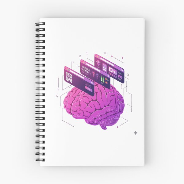Item preview, Korean brain browser tabs language learner polyglot kpop tech gift designed and sold by language-des.
