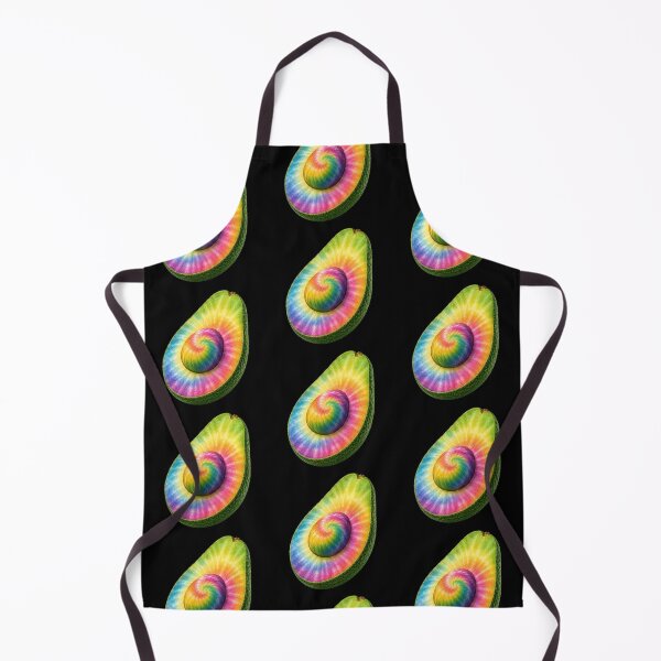 Item preview, Rainbow Tie Dye Avocado Art designed and sold by jgvisualarts.