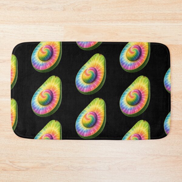 Item preview, Rainbow Tie Dye Avocado Art designed and sold by jgvisualarts.