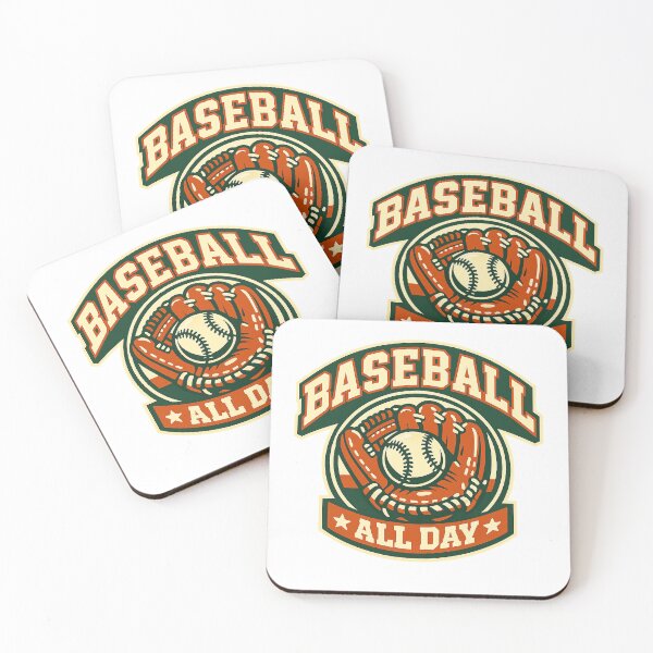 Item preview, Baseball All Day Retro Varsity Sports Badge designed and sold by EastEndTownie.