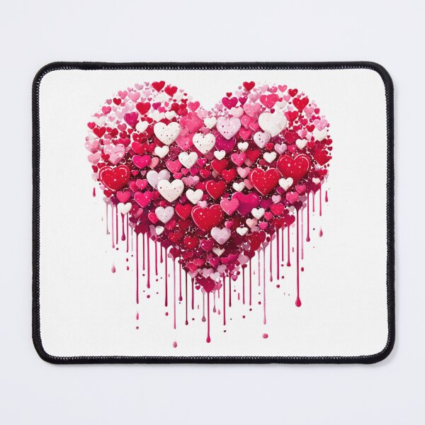 Item preview, Valentine's Day Chic Heart Designs Splatter Paint Art designed and sold by DEC02.