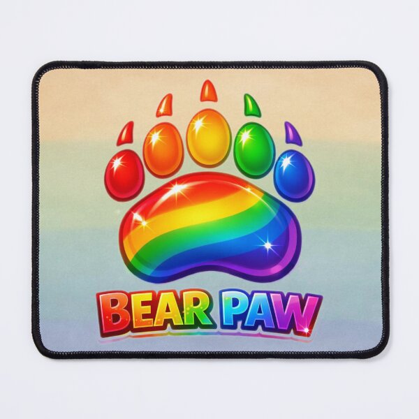 Item preview, Radiant Bear Paw – Pride in Every Step designed and sold by MysticOzzy.
