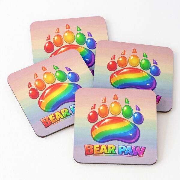 Item preview, Radiant Bear Paw – Pride in Every Step designed and sold by MysticOzzy.