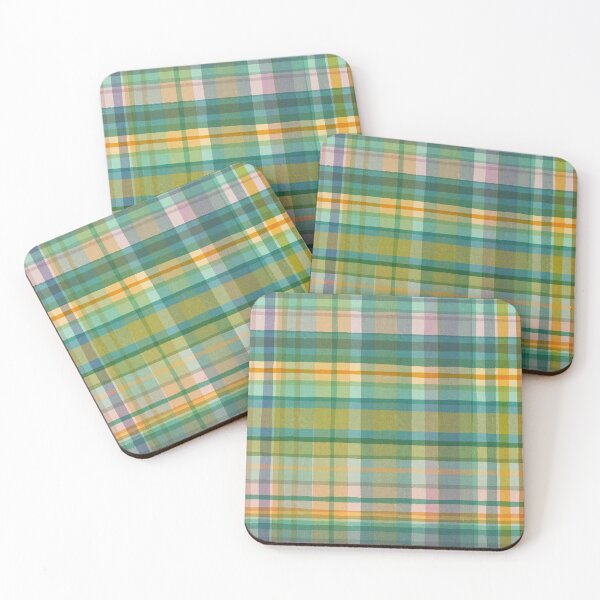 Item preview, Hinterland Plaid (Daytrip) Blue Green designed and sold by Cecilia Mok.