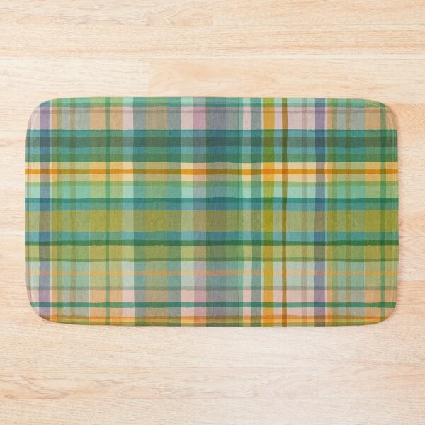 Item preview, Hinterland Plaid (Daytrip) Blue Green designed and sold by Cecilia Mok.