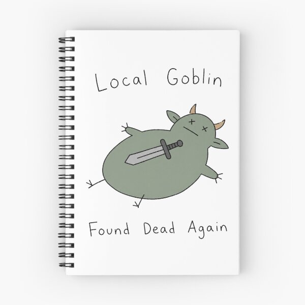 Item preview, Local Goblin Found Dead Again Funny RPG Monster designed and sold by bosamji.