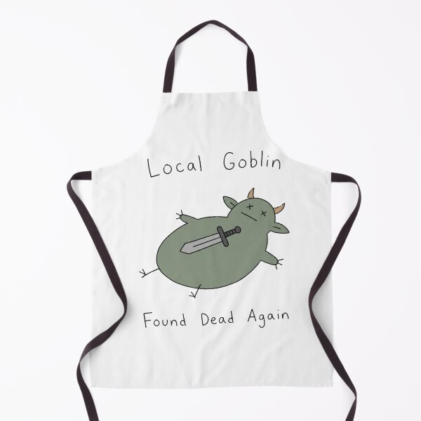 Item preview, Local Goblin Found Dead Again Funny RPG Monster designed and sold by bosamji.