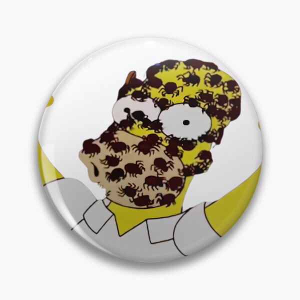 Item preview, Scared Homer Simpson Covered in Spiders Halloween Cartoon designed and sold by DohLab.