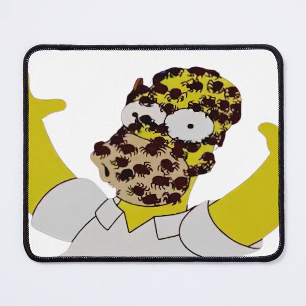 Item preview, Scared Homer Simpson Covered in Spiders Halloween Cartoon designed and sold by DohLab.