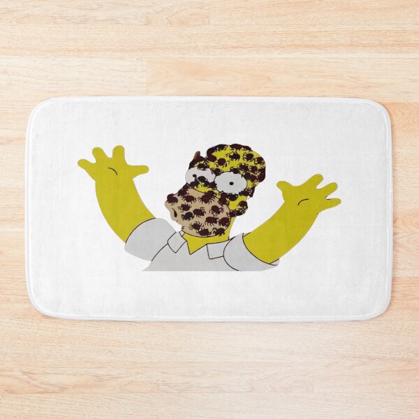 Item preview, Scared Homer Simpson Covered in Spiders Halloween Cartoon designed and sold by DohLab.