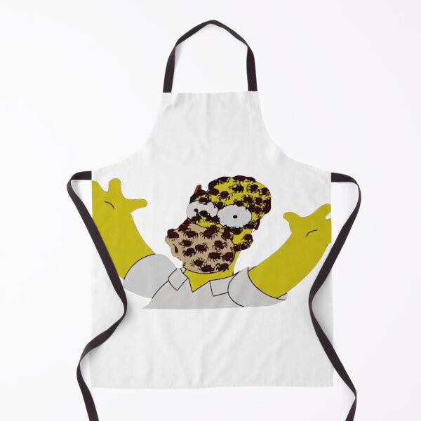 Item preview, Scared Homer Simpson Covered in Spiders Halloween Cartoon designed and sold by DohLab.