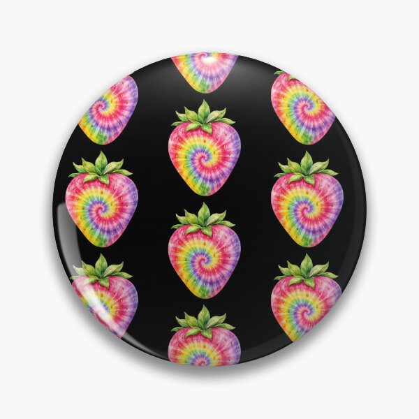 Item preview, Rainbow Tie Dye Strawberry Art designed and sold by jgvisualarts.