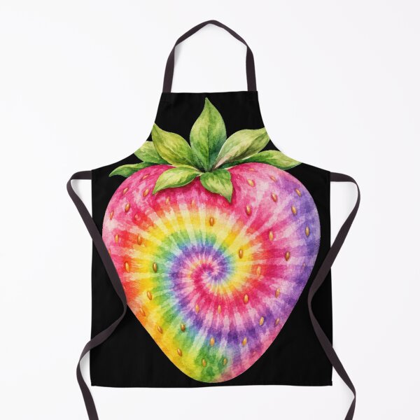 Item preview, Rainbow Tie Dye Strawberry Art designed and sold by jgvisualarts.