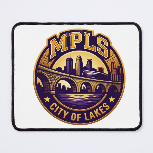 Item preview, Minneapolis Basketball Heritage City of Lakes Logo designed and sold by luckyempire.