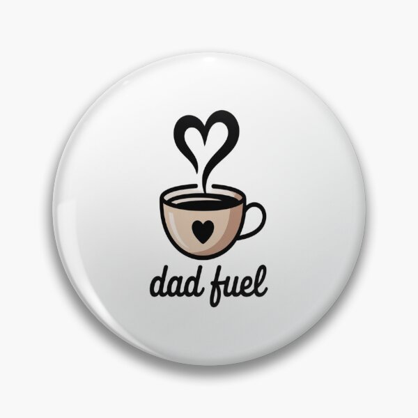 Item preview, Dad Fuel Coffee Art | Minimalist Cute Style | Coffee Loving Dads designed and sold by InspiredCreatives.