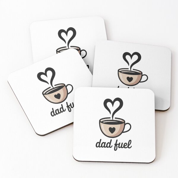 Item preview, Dad Fuel Coffee Art | Minimalist Cute Style | Coffee Loving Dads designed and sold by InspiredCreatives.