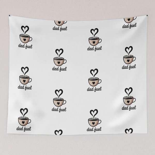 Item preview, Dad Fuel Coffee Art | Minimalist Cute Style | Coffee Loving Dads designed and sold by InspiredCreatives.