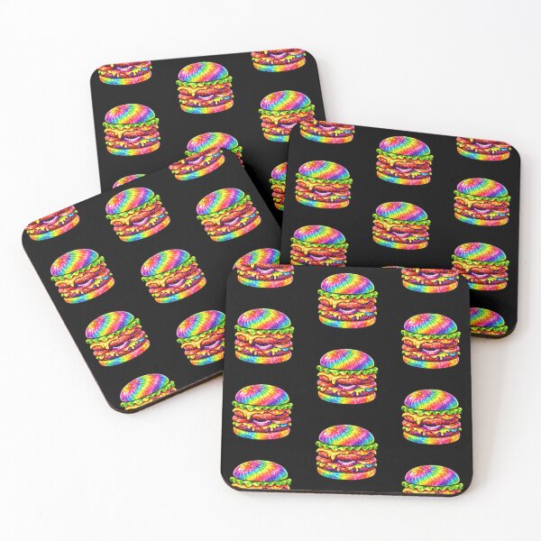 Item preview, Tie Dye Rainbow Burger designed and sold by jgvisualarts.