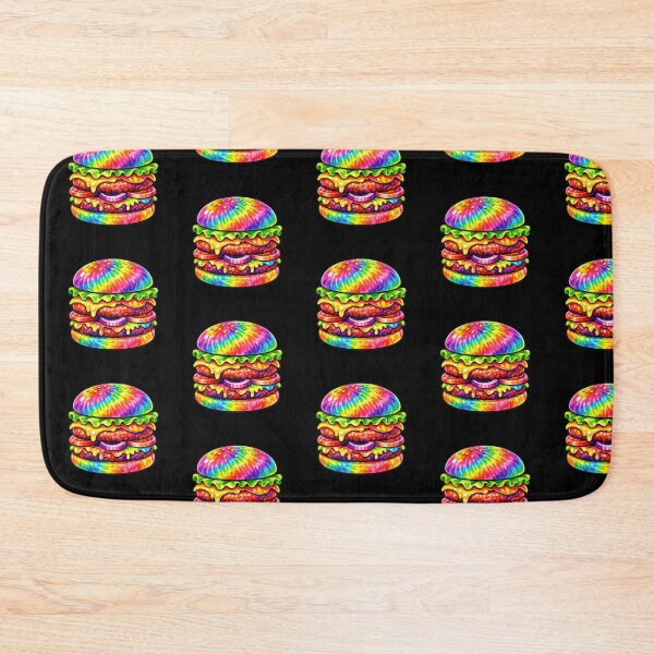 Item preview, Tie Dye Rainbow Burger designed and sold by jgvisualarts.