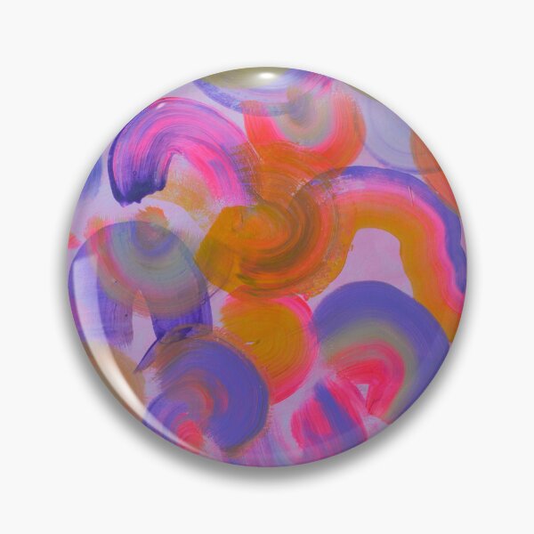 Item preview, Rainbow Sunset original abstract painting designed and sold by Hannah Kaplan Art.