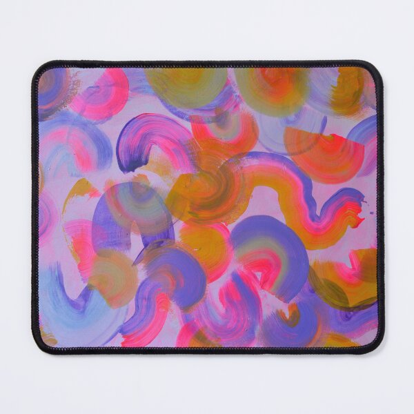 Item preview, Rainbow Sunset original abstract painting designed and sold by Hannah Kaplan Art.