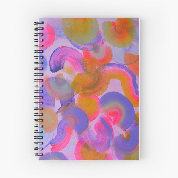 Item preview, Rainbow Sunset original abstract painting designed and sold by Hannah Kaplan Art.