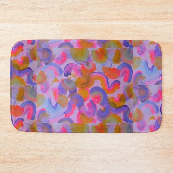 Item preview, Rainbow Sunset original abstract painting designed and sold by Hannah Kaplan Art.