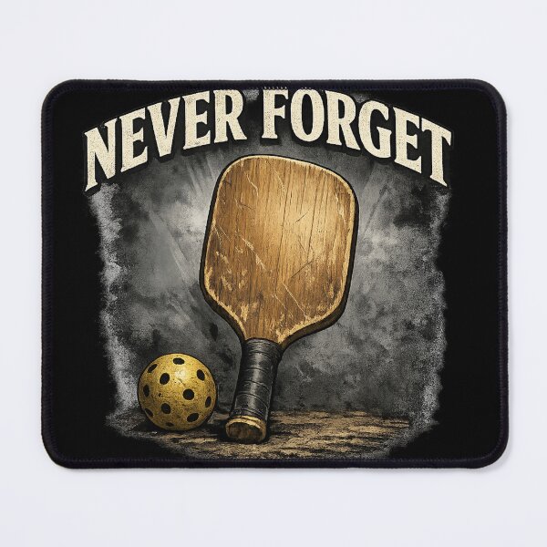 Item preview, Never Forget Wooden Paddle Vintage Pickleball designed and sold by Pickleball Globe.