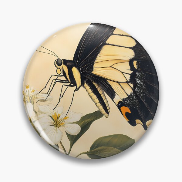Item preview, Borboleta-do-Manacá — Gravura Botânica Vintage | Atlantic Forest designed and sold by AtlanticForest.