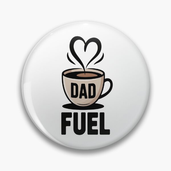 Item preview, Dad Fuel Coffee Lover Graphic | Cute Minimal Artwork | Everyday Dad Vibes designed and sold by InspiredCreatives.