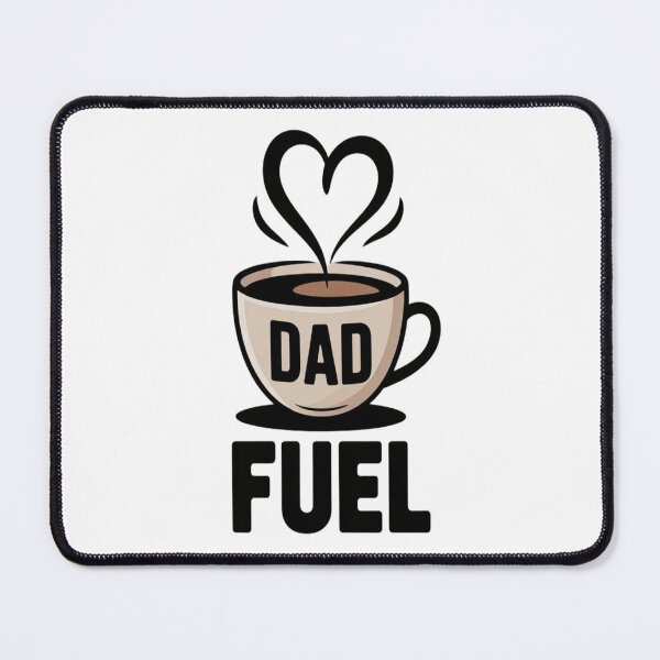 Item preview, Dad Fuel Coffee Lover Graphic | Cute Minimal Artwork | Everyday Dad Vibes designed and sold by InspiredCreatives.