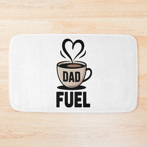 Item preview, Dad Fuel Coffee Lover Graphic | Cute Minimal Artwork | Everyday Dad Vibes designed and sold by InspiredCreatives.