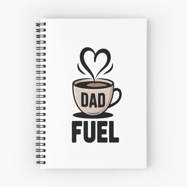 Item preview, Dad Fuel Coffee Lover Graphic | Cute Minimal Artwork | Everyday Dad Vibes designed and sold by InspiredCreatives.