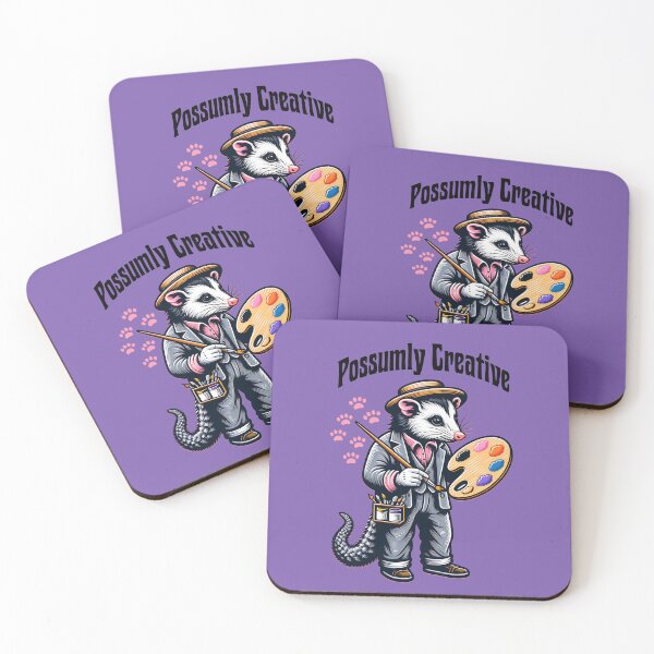 Item preview, Possumly Creative Funny Artist Possum Painter Design designed and sold by Sachie's Studio.