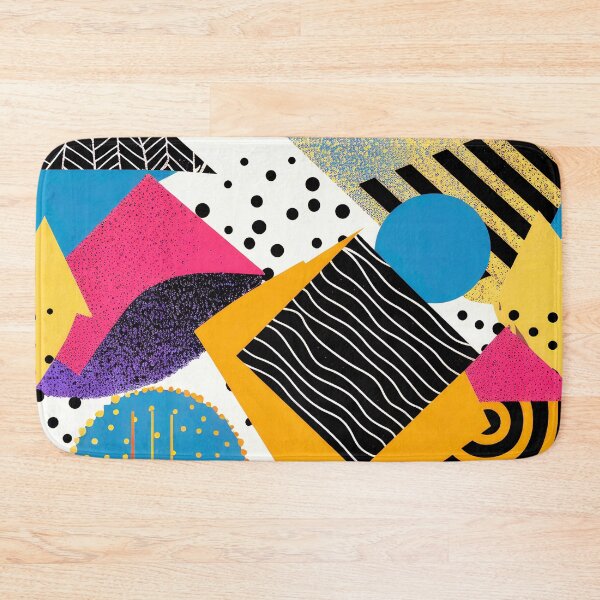 Item preview, Memphis Style Retro 1980's Pink, Blue, Yellow Designs designed and sold by DEC02.