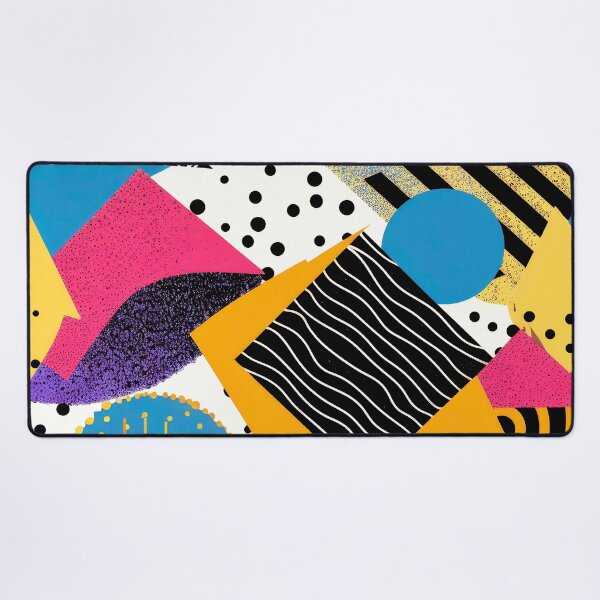 Item preview, Memphis Style Retro 1980's Pink, Blue, Yellow Designs designed and sold by DEC02.