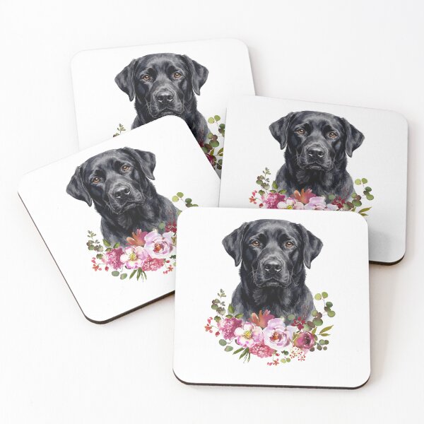 Item preview, Watercolor Black Labrador Retriever designed and sold by Liededrom..