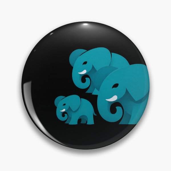 Item preview, Modern Style Elephant Family designed and sold by CarolM.