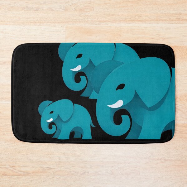 Item preview, Modern Style Elephant Family designed and sold by CarolM.