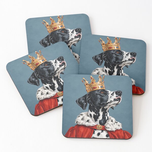 Item preview, Dalmatian King Portrait designed and sold by prettykaler.