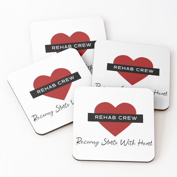 Item preview, Rehab Crew - Recovery Starts With Heart designed and sold by Pouls and Prints.