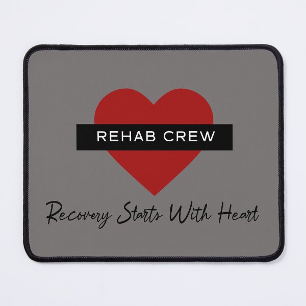 Item preview, Rehab Crew - Recovery Starts With Heart designed and sold by Pouls and Prints.