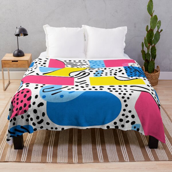 Item preview, Memphis-Inspired 1980's Pink, Blue, And Yellow Designs designed and sold by DEC02.